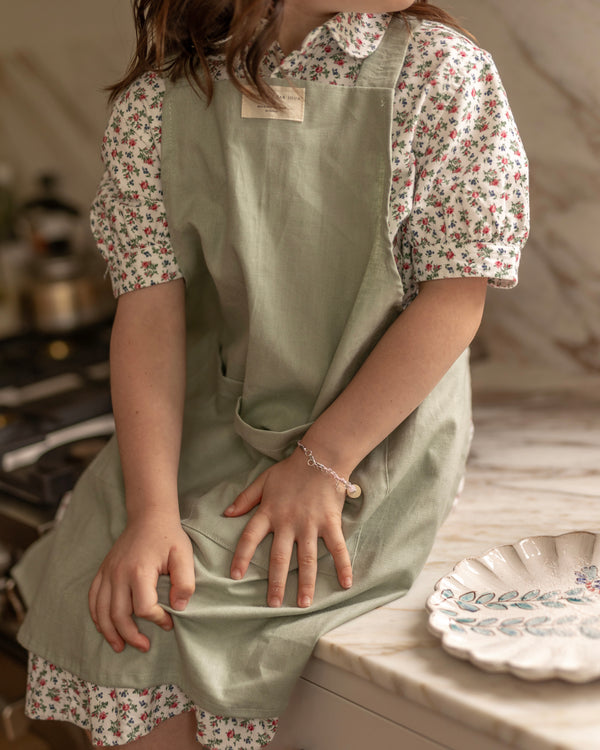 Tablier pour enfant — Sauge