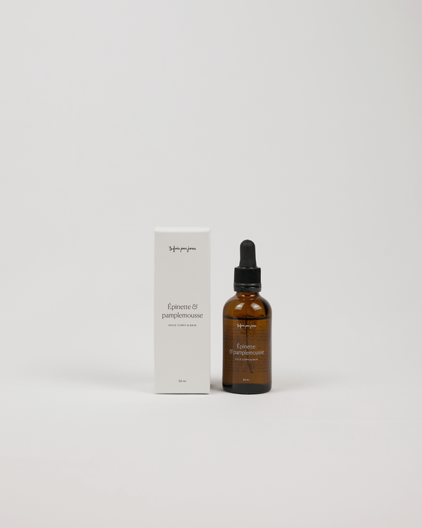 Huile pour le corps & bain — Épinette & pamplemousse