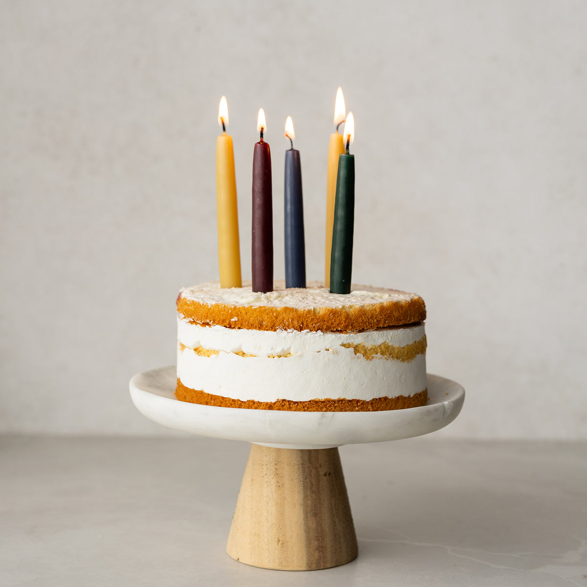 Bougie D'anniversaire Numéro 3 Avec Abeille Et Fleur - Paillettes Jaunes - Pour Gâteaux Et Fêtes