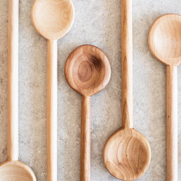 Cuillère ronde en bois