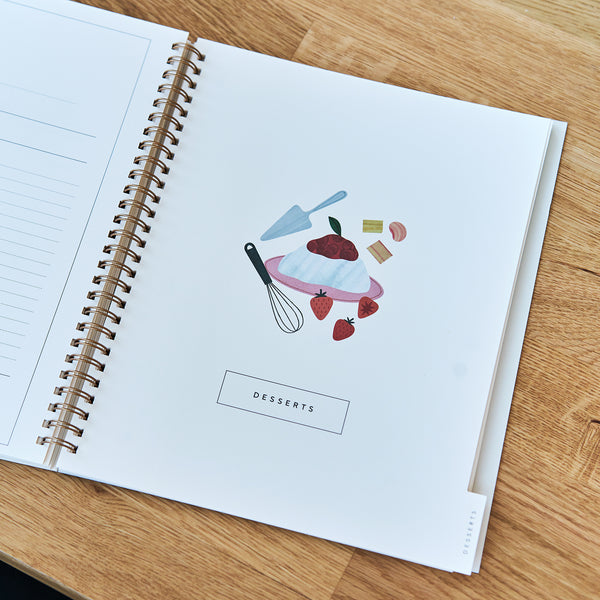 Carnet de recettes & notes - Marine