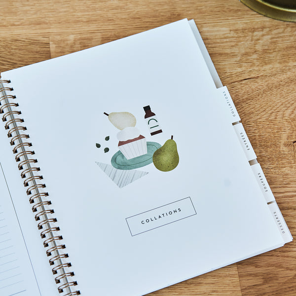 Carnet de recettes & notes - Marine