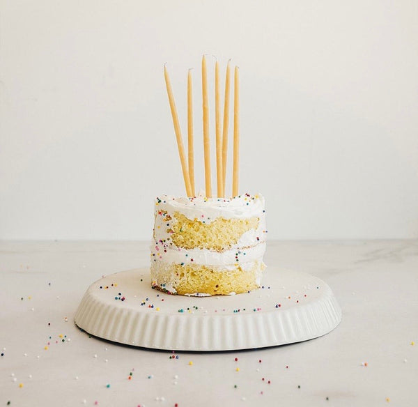 Bougies d'anniversaire en cire d'abeille