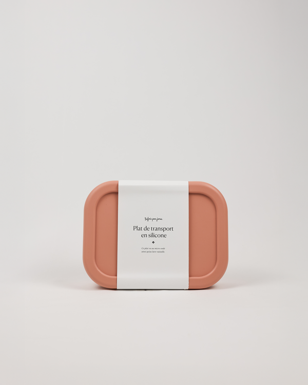 Plat de transport en silicone (3 compartiments)