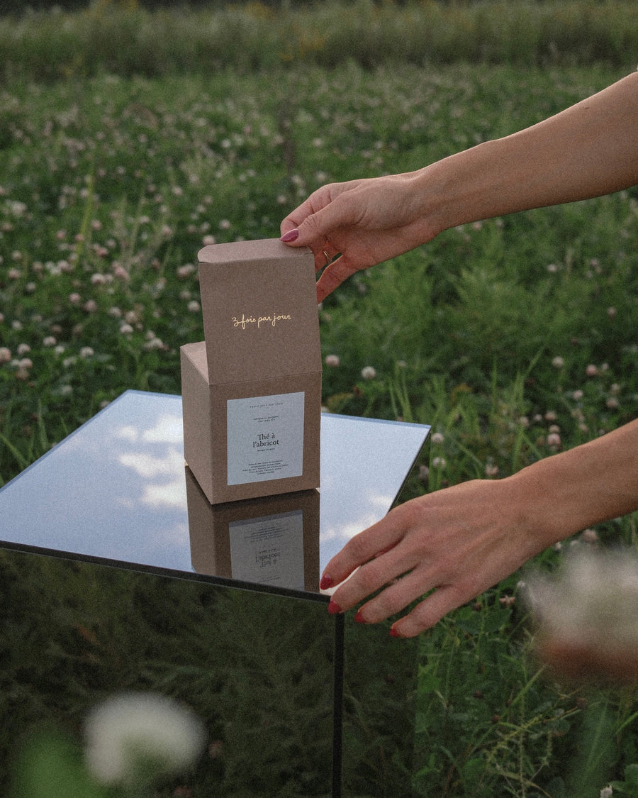 Bougie 75h —  Thé à l'abricot
