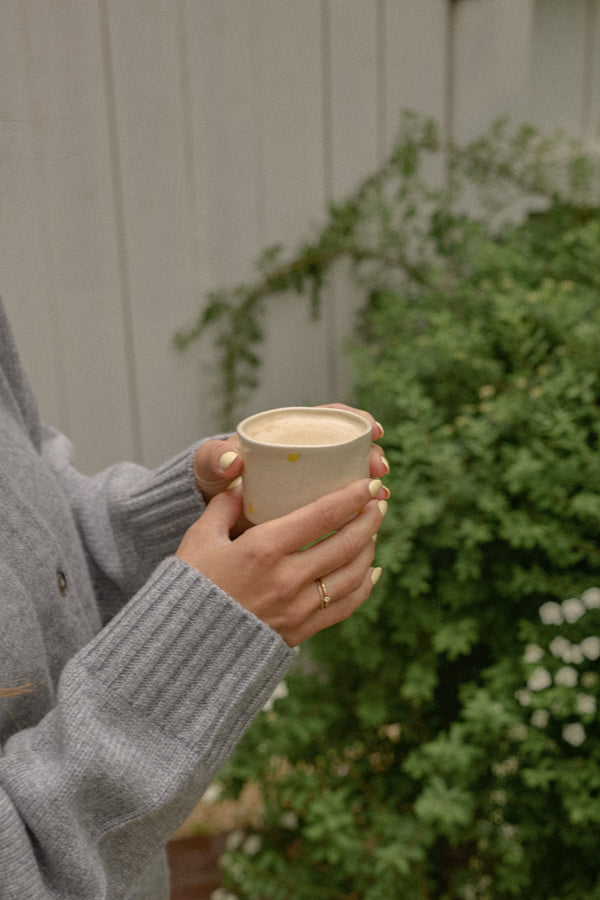 Tasse à espresso en céramique —  Citron