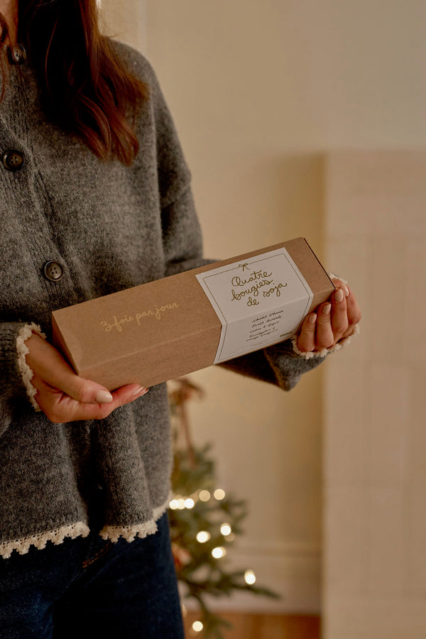 Coffret découverte — 4 bougies (25 heures par bougies)