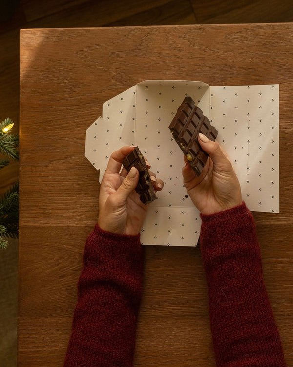 Tablette — Chocolat noir & confit d'orange