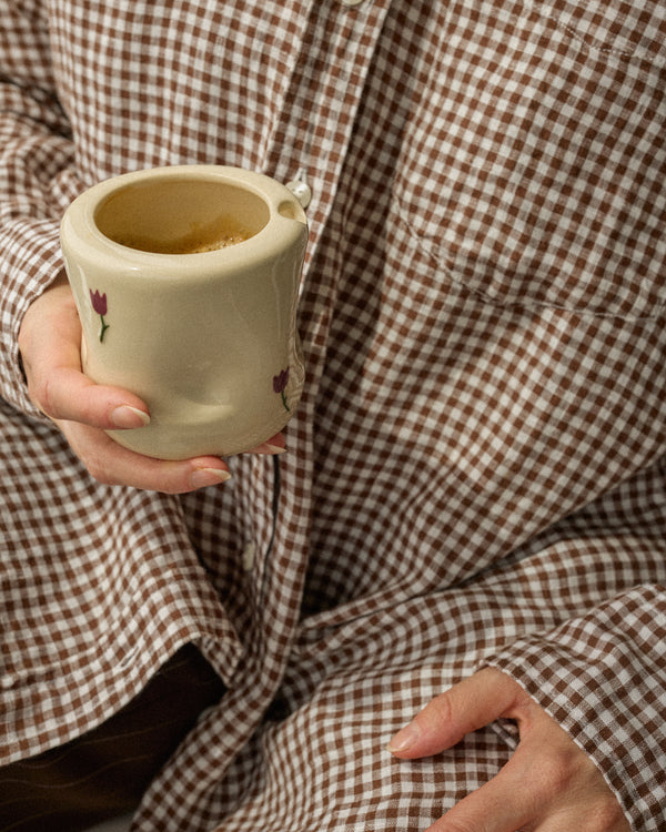Tasse de transport en céramique — Les tulipes