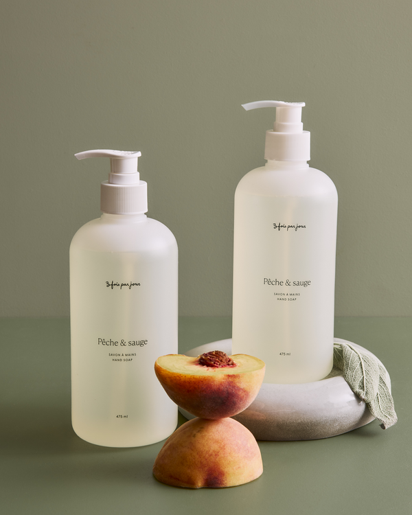 Savon à mains — Pêche & sauge