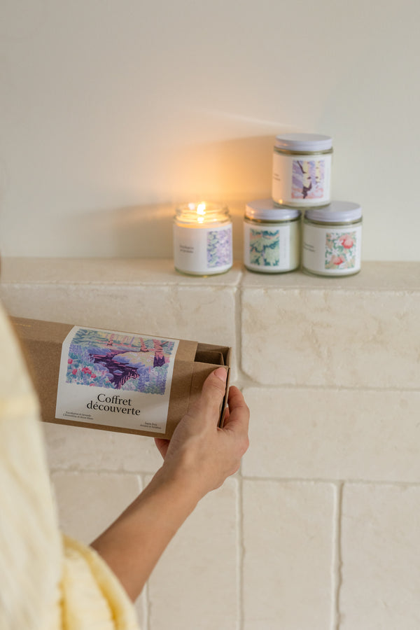 Coffret découverte — 4 bougies (25 heures par bougies)