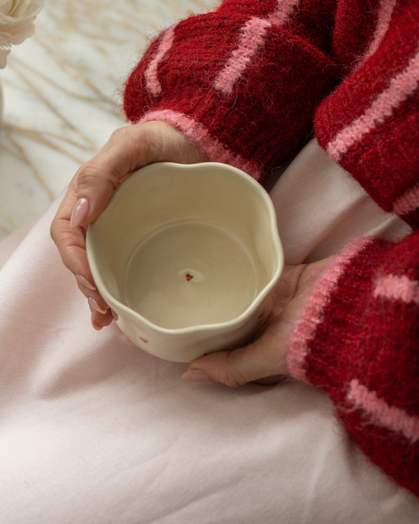Tasse à cappucino — Les coeurs