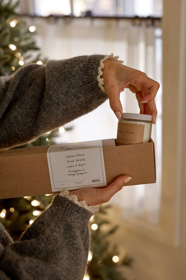 Coffret découverte — 4 bougies (25 heures par bougies)