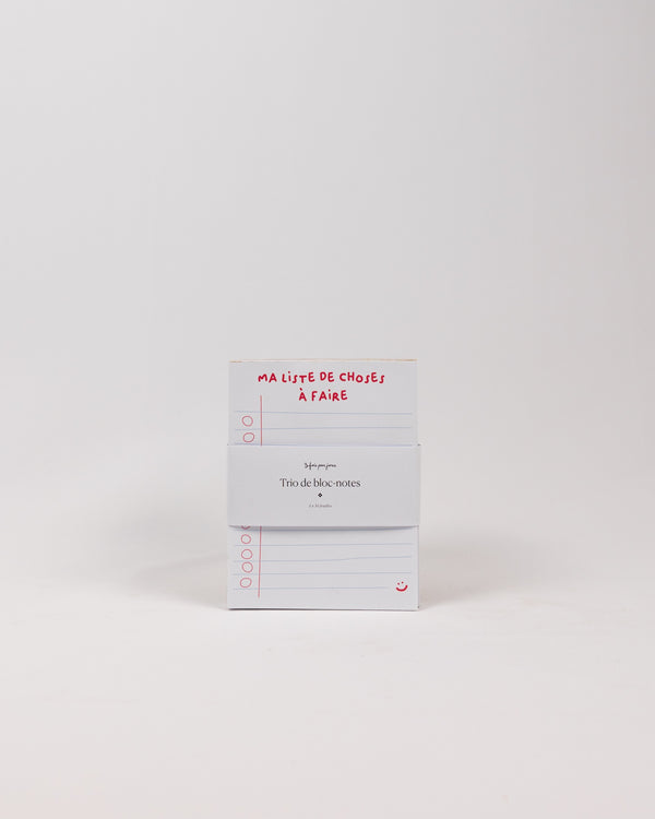 Trio de bloc-notes pour enfant