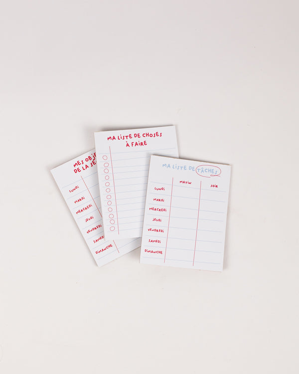 Trio de bloc-notes pour enfant