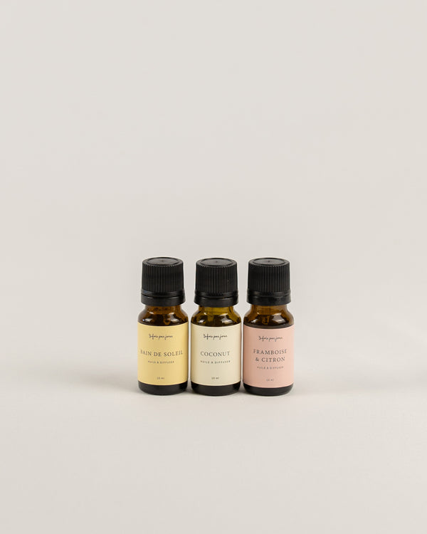 Trio | Coffret estival d'huiles à diffuser