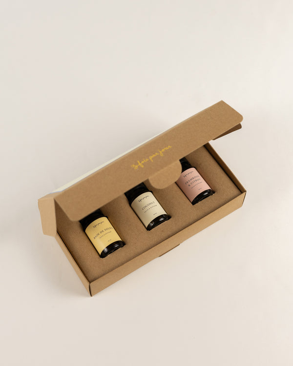 Trio | Coffret estival d'huiles à diffuser