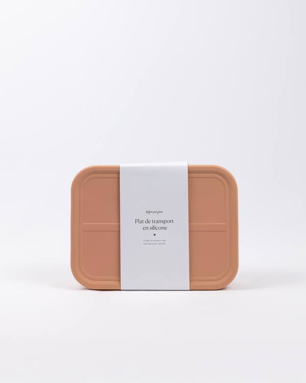 Plat de transport en silicone (5 compartiments)