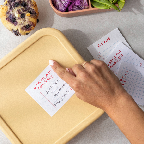 Trio de post-it pour lunch