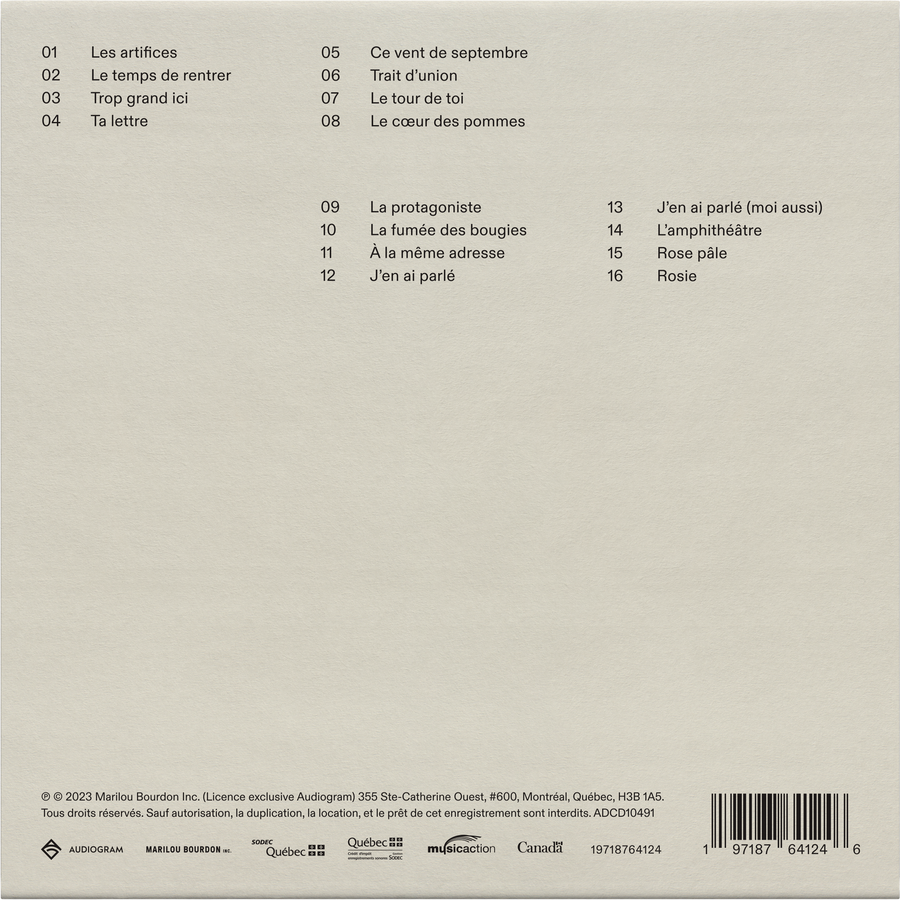 Marilou – Traits d'union (CD)