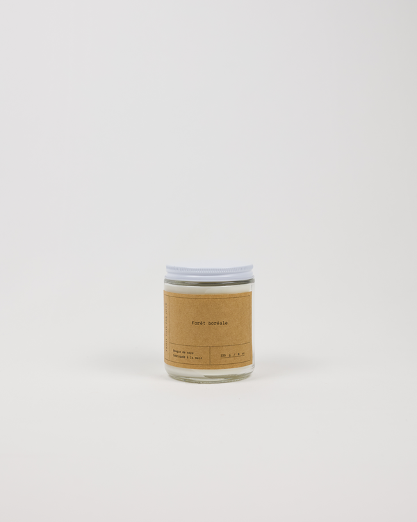 Bougie de soya —  Forêt boréale — 8 oz (50 heures)