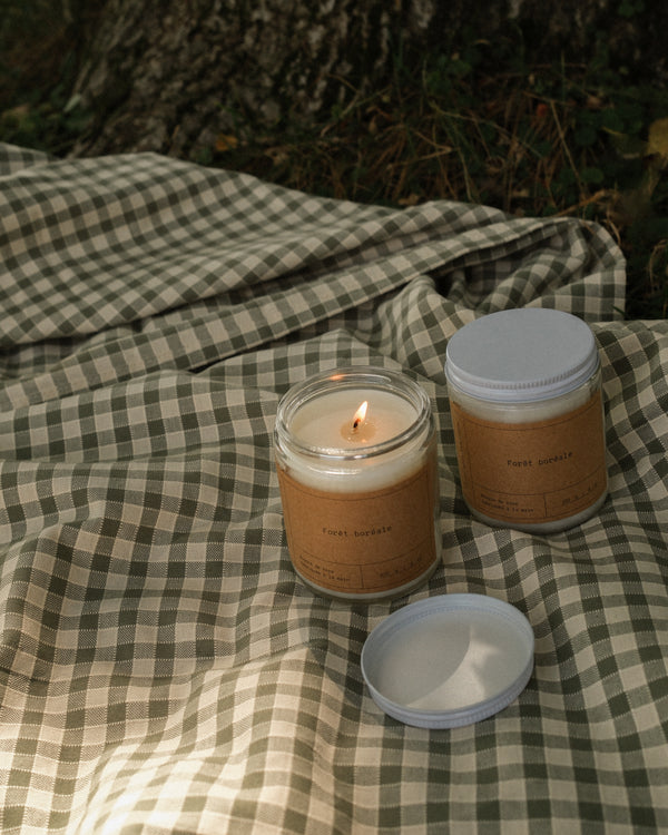 Bougie de soya —  Forêt boréale — 8 oz (50 heures)