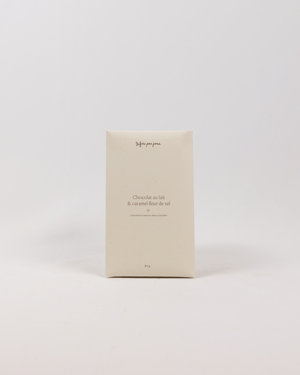 Tablette - Chocolat au lait & caramel fleur de sel