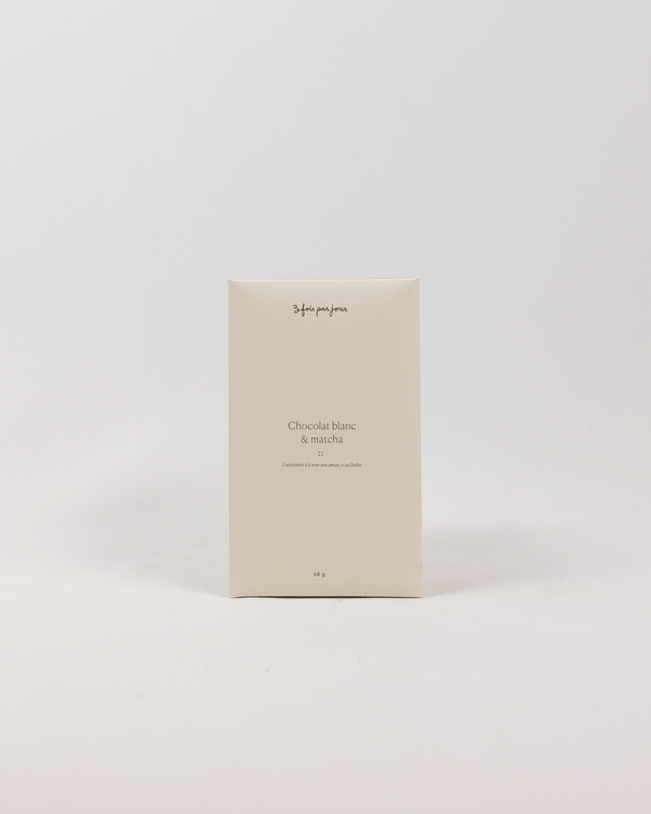 Tablette — Chocolat blanc & matcha