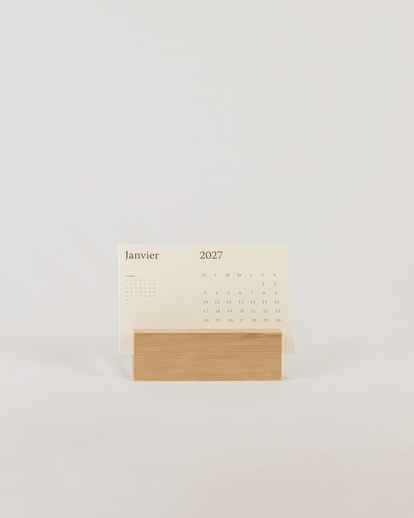 Calendrier de bureau 2027