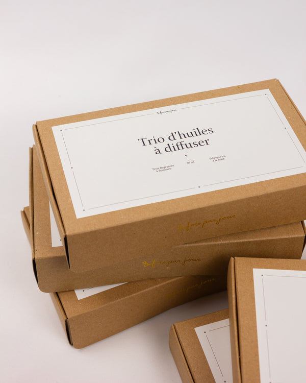 Trio | Coffret d'huiles à diffuser — Édition des fêtes