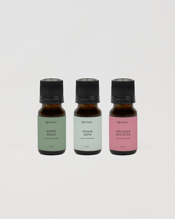 Trio | Coffret d'huiles à diffuser — Édition des fêtes