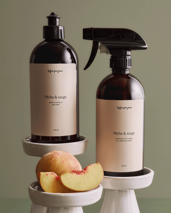 Ensemble | Nettoyant & savon à vaisselle — Pêche & sauge