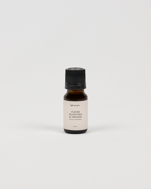 Huile à diffuser — Fleurs blanches & orange