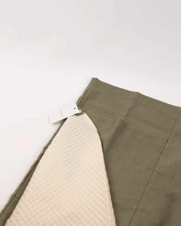 Tablier de taille en lin  — Sauge