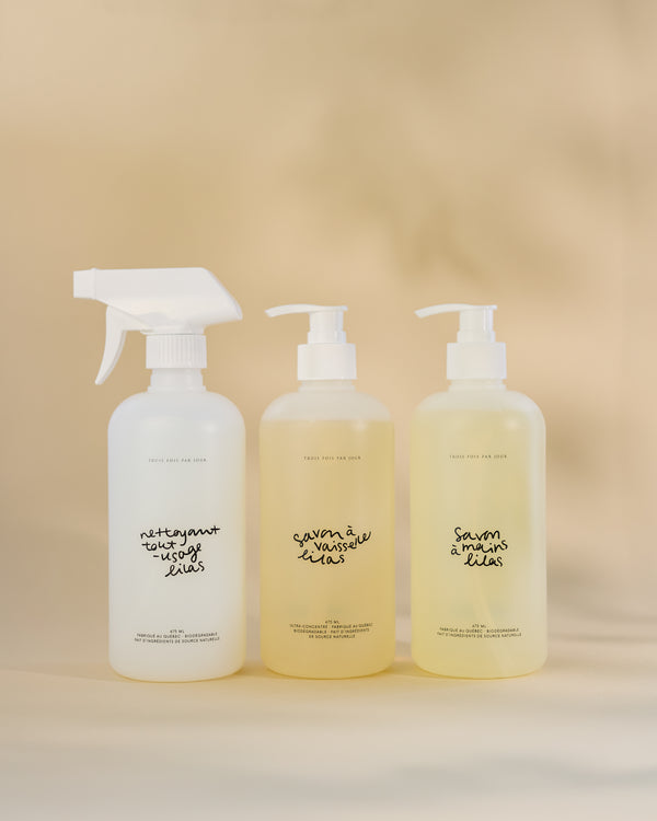 Trio | Produits ménagers — Lilas