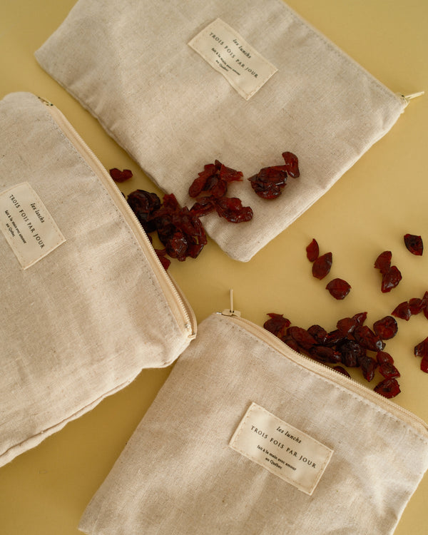 Trio de sac à collation — Crème
