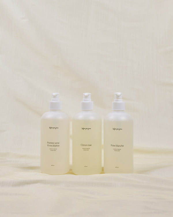 Trio | Savons à mains — Les classiques